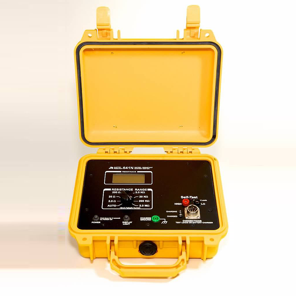 641N | Compact Ruggedized Failsafe Ohmmeter with Self-Test Feature